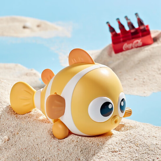 赟婭 小魚玩具模型 黃色 小丑魚 8891-1