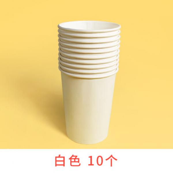 畫材酷 美術手工紙杯 創意diy材料 白色 10個/包