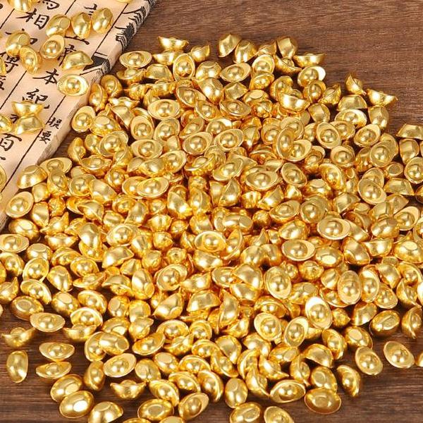 銅掌柜 實心沙金元寶裝飾品 508個/包