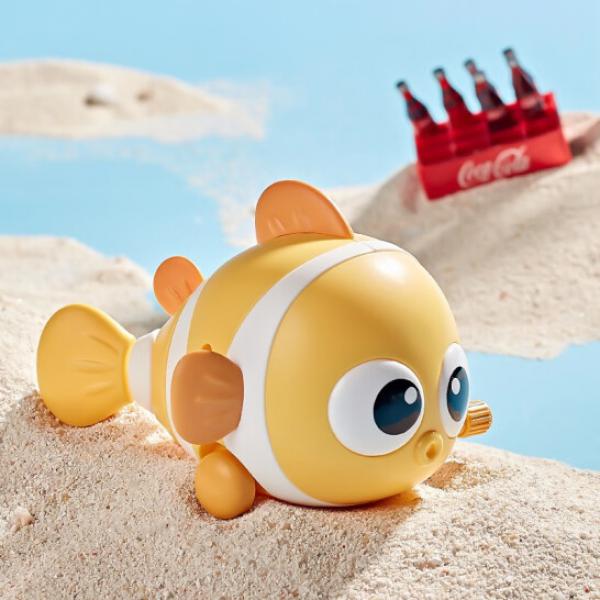 赟婭 小魚玩具模型 黃色 小丑魚 8891-1