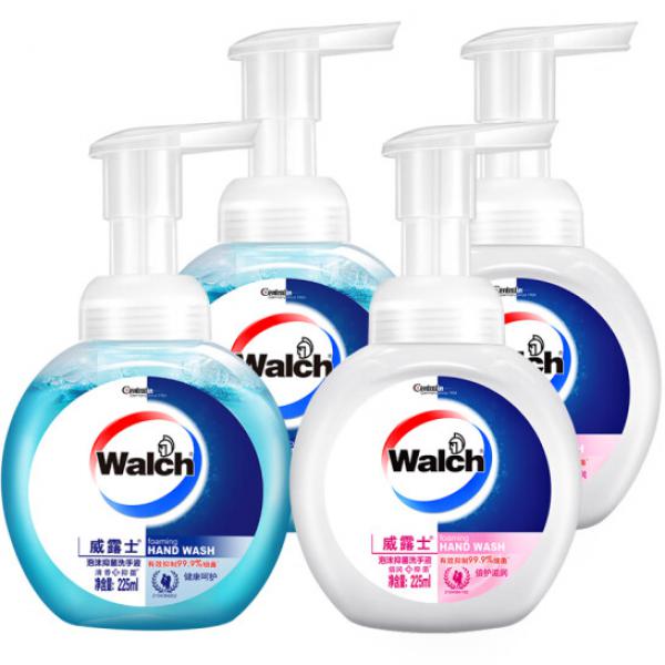 威露士 泡沫抑菌洗手液套裝 225ml*2+滋潤225ml*2