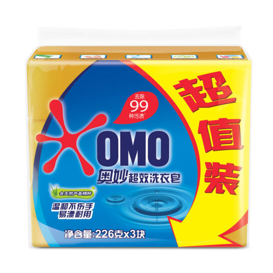 奧妙 超效洗衣皂 226g*3 