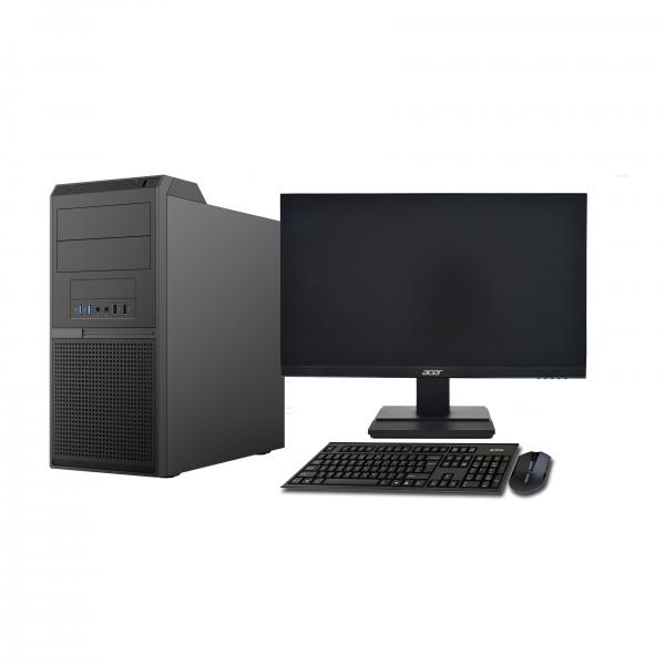 宏碁（acer）Veriton H500  海光3350處理器/16G DDR4內(nèi)存/1T SSD固態(tài)/RTX3050 8G獨(dú)顯/550W電源/麒麟操作系統(tǒng)/22英寸顯示器
