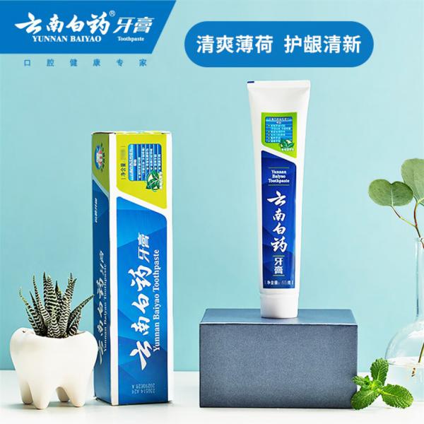 云南白藥 經典系列牙膏 健齒護齦改善牙齦問題 清新口氣薄荷香型100g