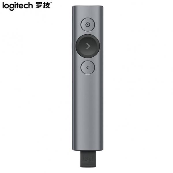 羅技（Logitech）Spotlight 充電激光筆PPT翻頁筆教師用 演示器教學演講培訓投影電子筆 SPOTLIGHT灰色