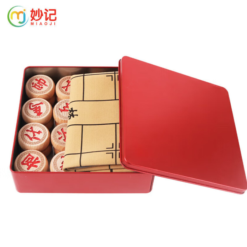 妙記 櫸木象棋 實木中國象棋 大號 8056