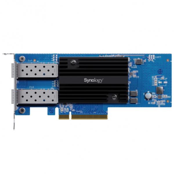 群暉（Synology） NAS 專用雙端口以太網適配器 10GbE SFP+光口萬兆網卡 E10G30-F2
