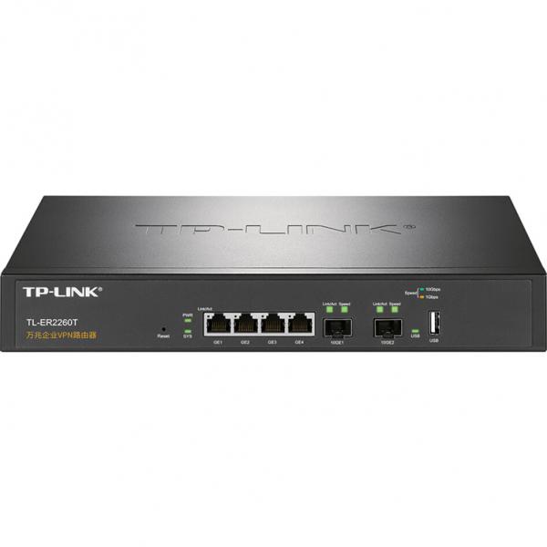 TP-LINK TL-ER2260T 企業級萬兆有線路由器 2萬兆SFP+光纖口 4千兆電口 四核高速