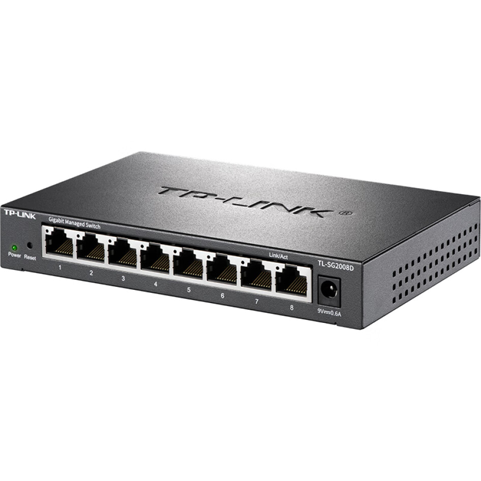 TP-LINK  云交換 TL-SG2008D 8口全千兆Web網管 云管理交換機 網線分線器
