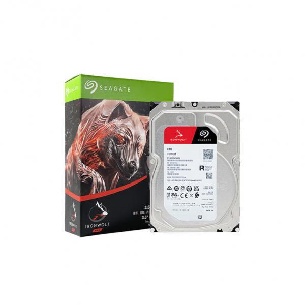 希捷（SEAGATE）NAS硬盤 4TB 256MB 5400轉 CMR垂直 網絡存儲 SATA 酷狼 3.5英寸 ST4000VN006