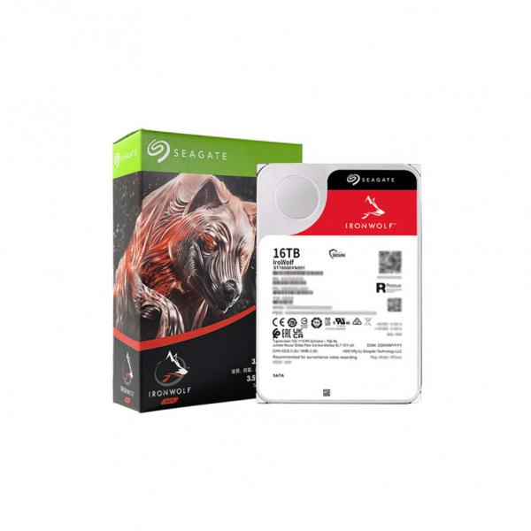 希捷（SEAGATE）NAS硬盤 16TB 256MB 7200轉 CMR垂直 網絡存儲 SATA 酷狼 3.5英寸 ST16000VN001