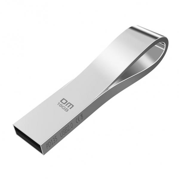DM  16GB USB2.0 U盤 金屬 PD135 銀色