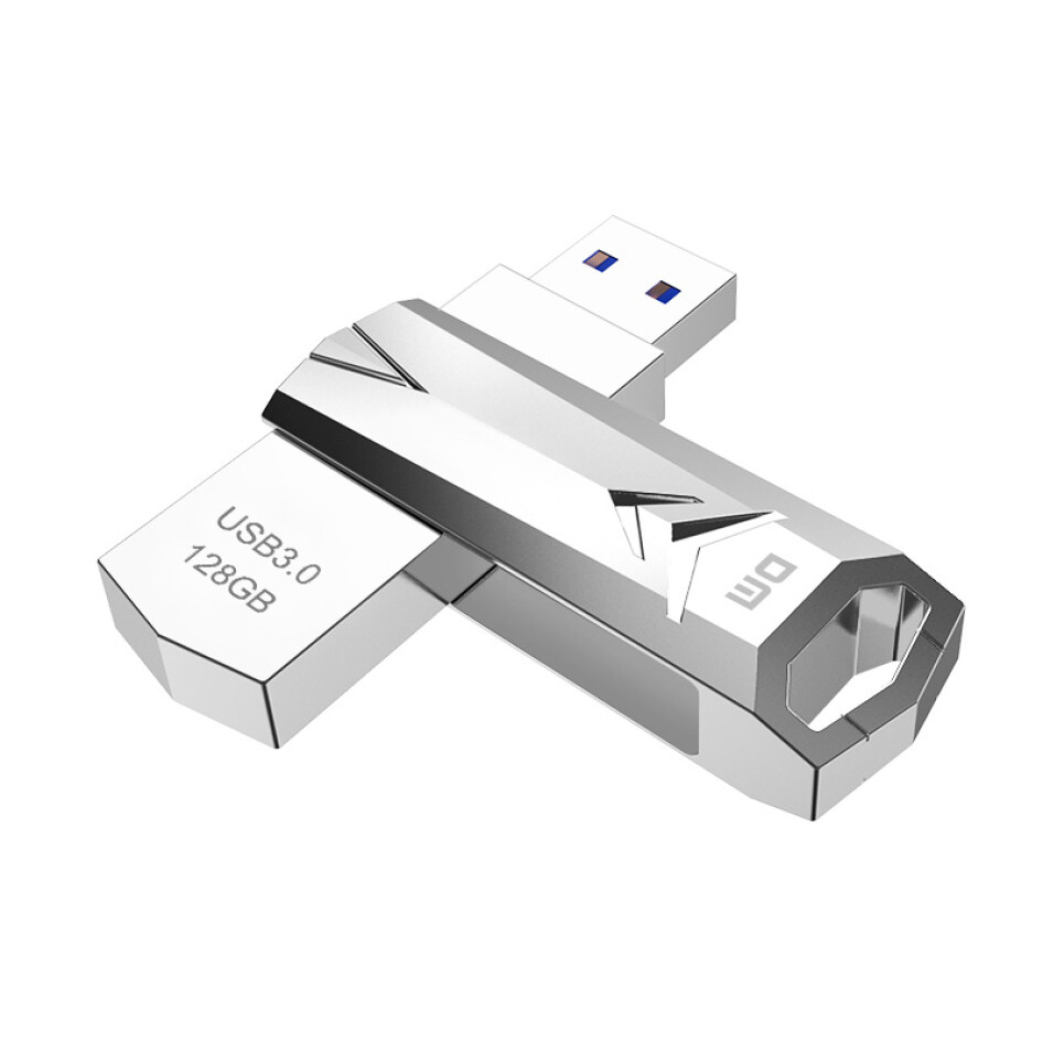 DM  128GB USB3.0 U盤 金屬 PD096 戰士 可360度旋轉