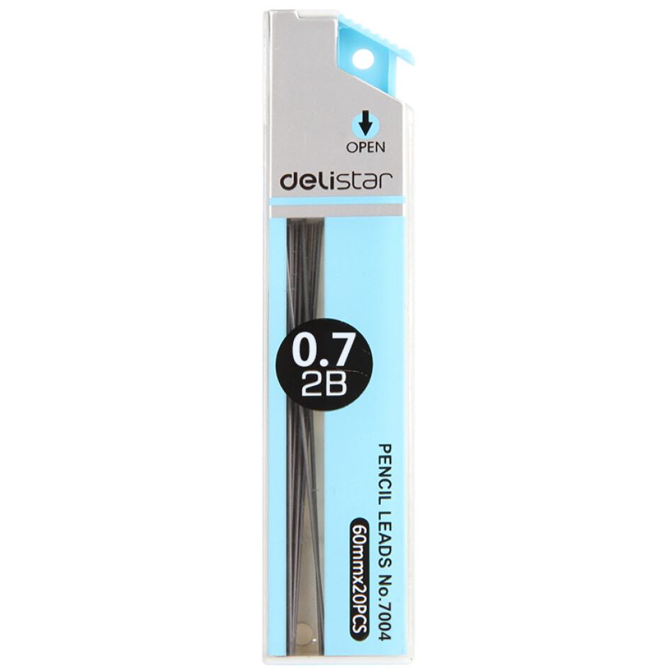 得力 自動鉛筆芯  2B 0.7mm  7004