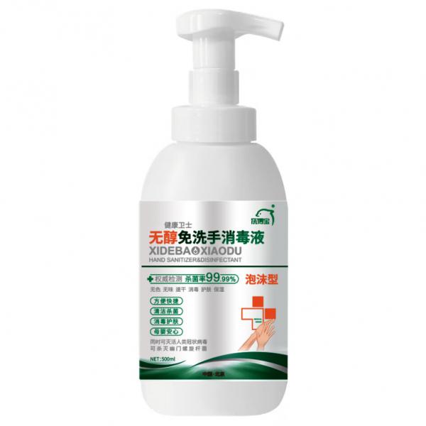 洗得寶 免洗洗手液 不含酒精 家用泡沫型 500ml