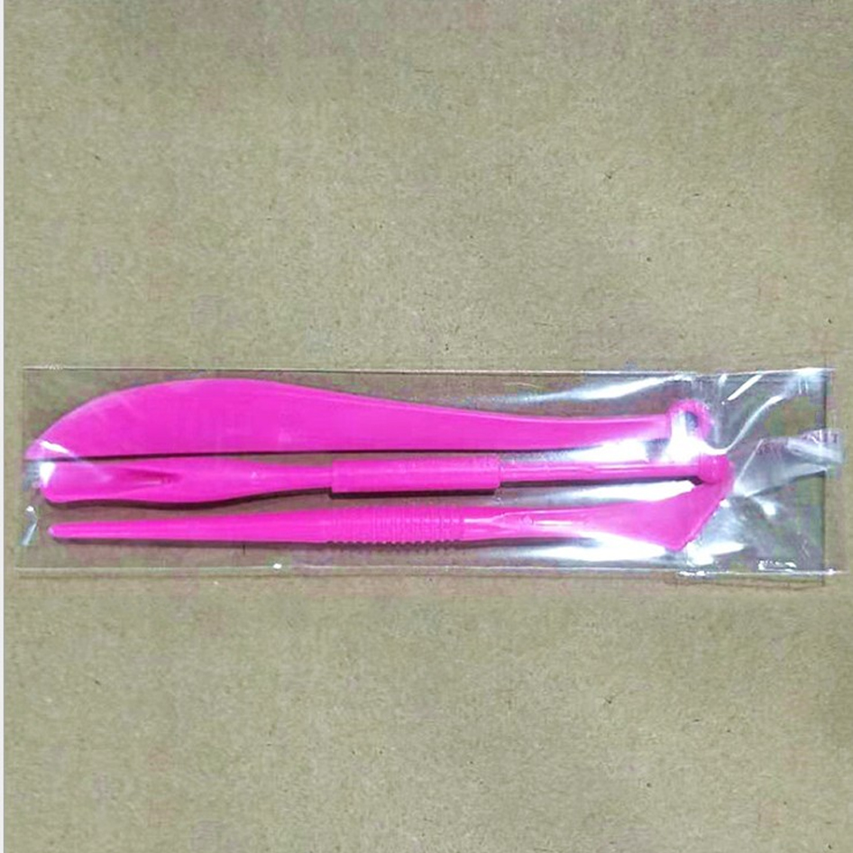 山頭林村 超輕粘土 工具刀叉  DIY工具刀 3件套