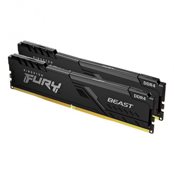金士頓（Kingston）FURY 16GB DDR4 3200 C16 臺(tái)式機(jī)內(nèi)存條 Beast野獸系列 駭客神條