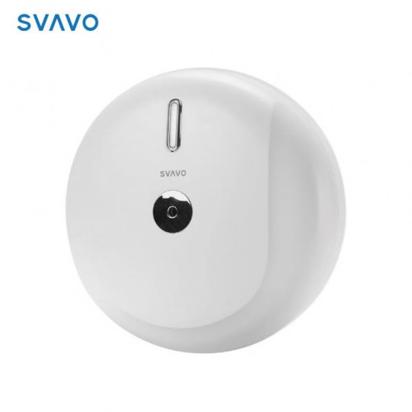 瑞沃（SVAVO）中心抽大卷紙盒 免打孔衛(wèi)生間紙巾盒  PL151066 白色