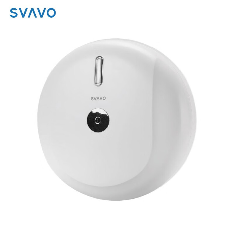 瑞沃（SVAVO）中心抽大卷紙盒 免打孔衛生間紙巾盒  PL151066 白色 
