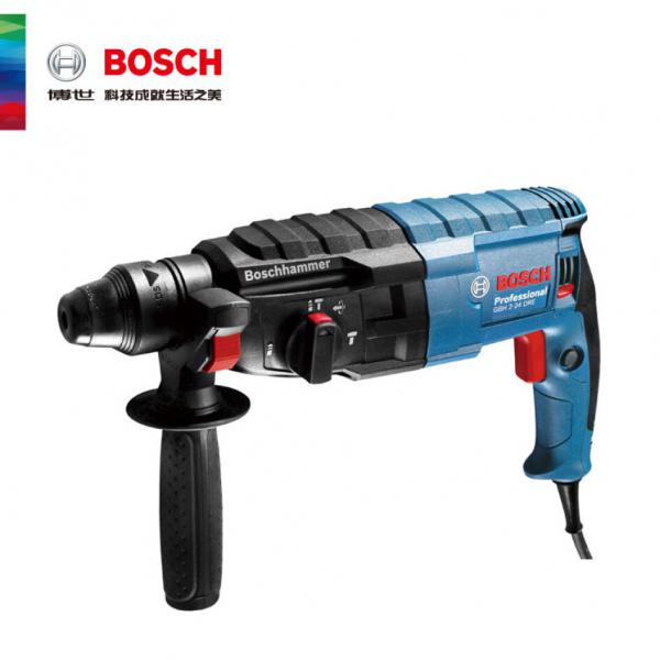 博世（BOSCH） GBH 2-24 工業級專業電錘電鎬 多功能沖擊鉆 電鉆  DRE集塵罩+鉆頭套裝