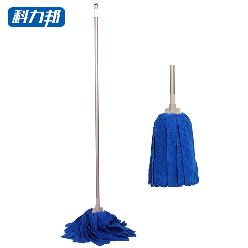 科力邦（Kelibang） 拖把  傳統墩布頭  超細纖維吸水拖布 藍色 KB1211
