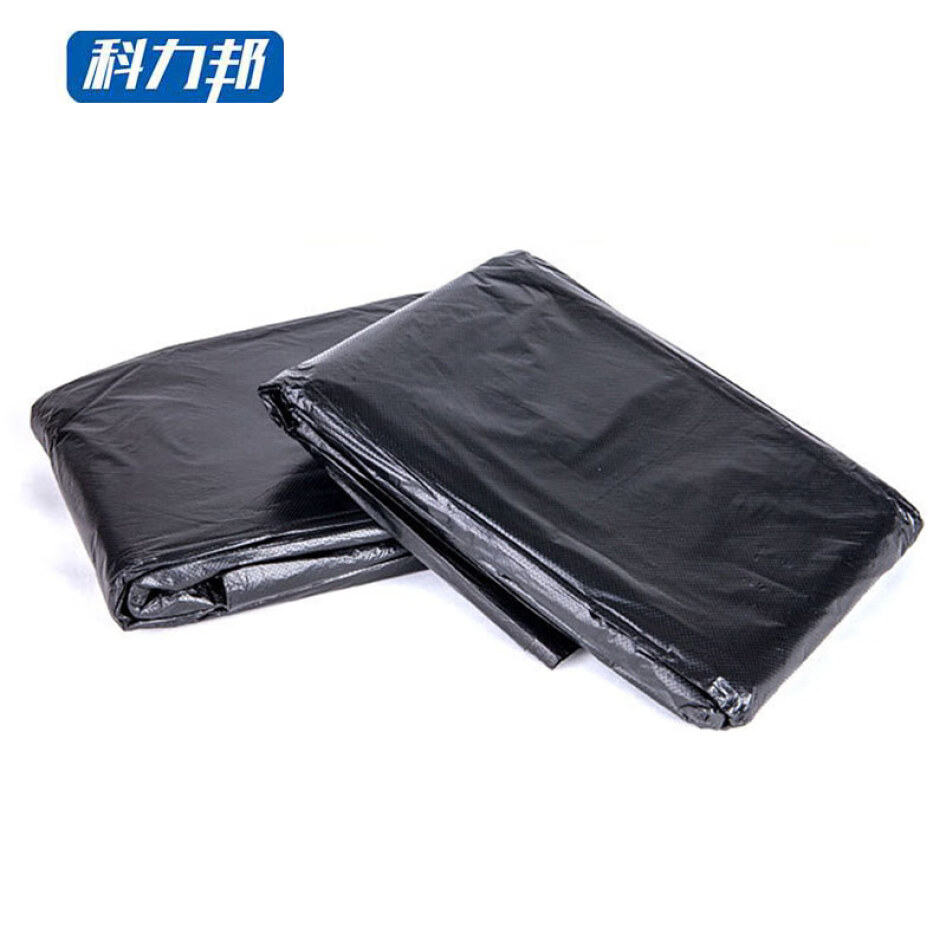 科力邦（Kelibang） 垃圾袋 一次性塑料袋 90只裝 50*60cm  平口 黑色垃圾袋 KB1002