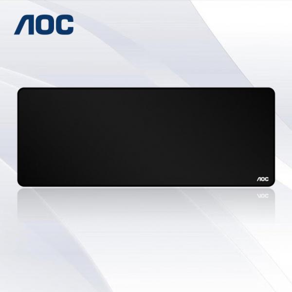 AOC  長(zhǎng)款鼠標(biāo)墊 780*300*2mm 加厚鎖邊  黑色 M205/93