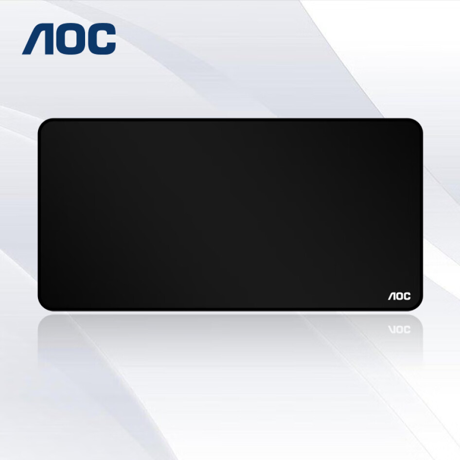  AOC 長款鼠標墊 600*300*2mm 加厚鎖邊  黑色 M195/93