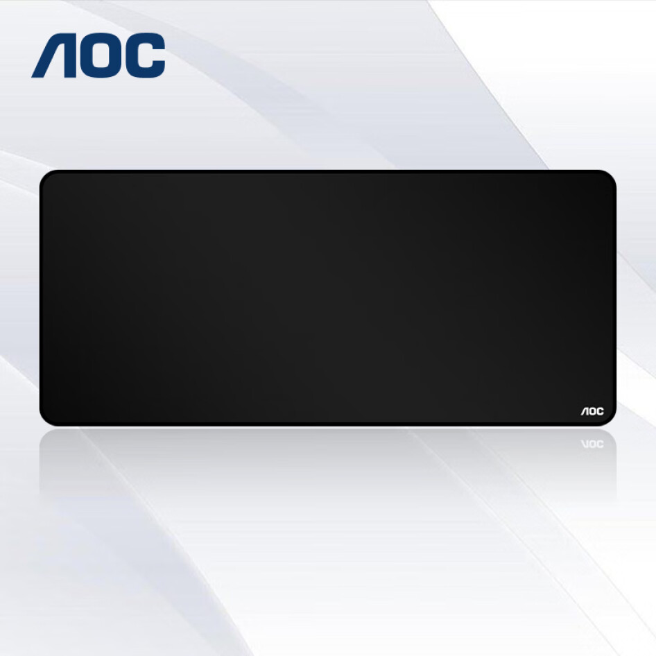 AOC 長款鼠標(biāo)墊  900*400*2mm 加厚鎖邊  黑色 M301/93