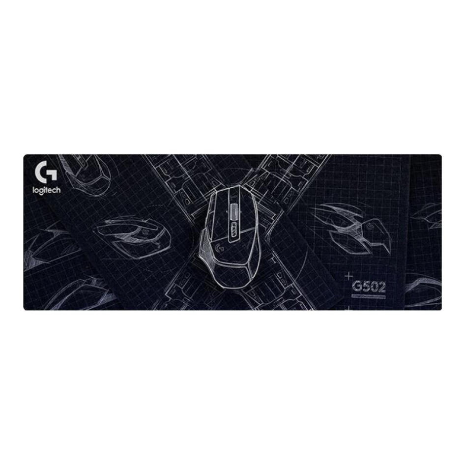 羅技（G）鼠標墊 細面加大加厚鼠標墊 G502X  800*300*3mm 
