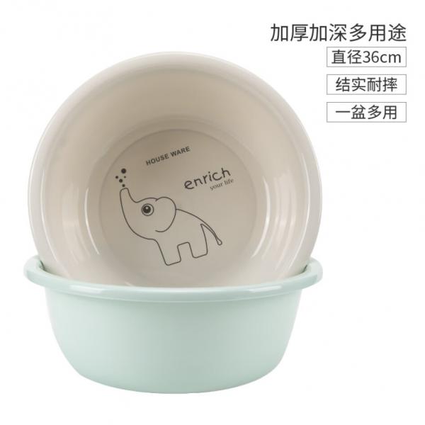 本迪 大號加厚洗臉盆 單只裝 直徑36cm F-3330