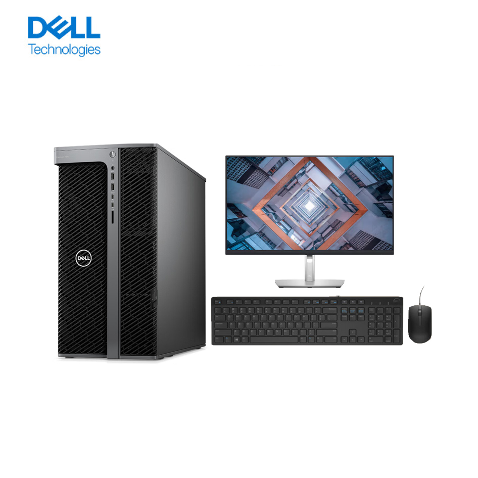 戴爾 Precision T7960 圖形工作站|至強W7-3465|32GB  DDR 54800MHz *8|1TB M.2 NVMe SSD|8TB SATA |RTX4090|電源1400W|質(zhì)保3年|27英寸