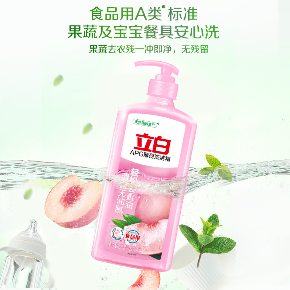 立白 APG 洗潔精 大瓶 1kg 