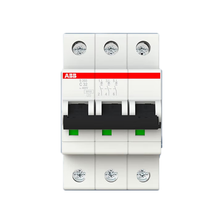 ABB 空氣開關 S203-C32 S200系列 3P微型斷路器 10113660,A