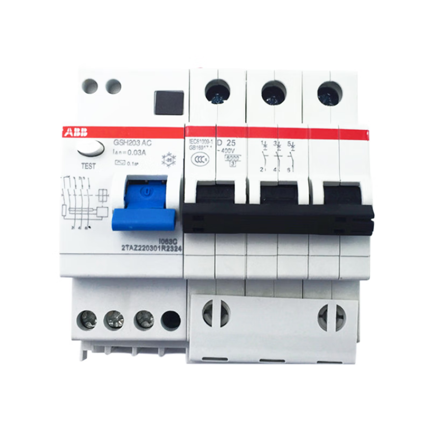 ABB GSH200 全新電子型剩余電流動作斷路器 GSH203 AC-C32/0.03 