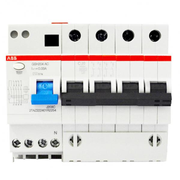 ABB 斷路器 漏電保護(hù)器 4P20A 短路保護(hù)器 總閘 GSH204 AC-C20