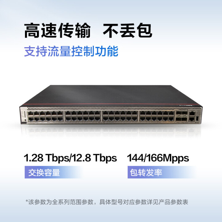 華為 S5735S-H48U4X-A 萬兆交換機 48口千兆電口+4萬兆光口 三層網管 802.3bt POE 供電
