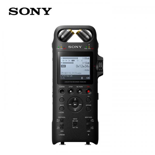 索尼（SONY） 錄音筆  PCM-D10 16GB 黑色 數字降噪Hifi無損播放 大直徑三向雙麥克風