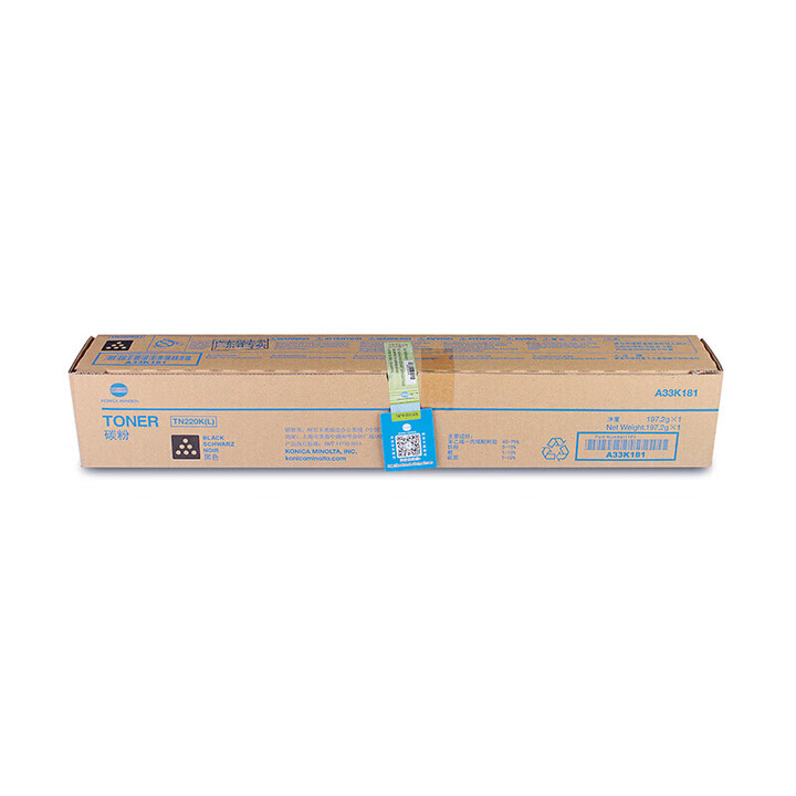 柯尼卡美能達(dá)   原裝粉盒 適用于C221S/C221/C281/C7122/C712碳粉粉盒 TN220K（黑色） L低容量