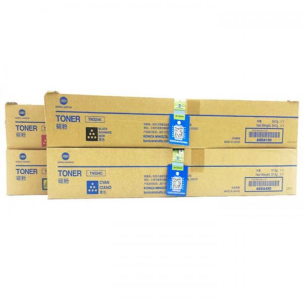 柯尼卡美能達 原裝粉盒碳粉墨粉 適用于C308/C368打印機復印機 TN324 CMYK（四色套裝一套）