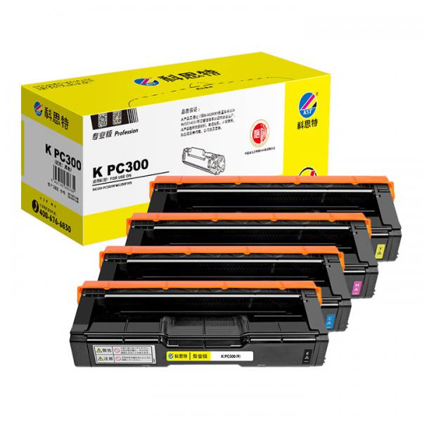 科思特 K PC300硒鼓 適用理光打印機 Ricoh PC300W MC250FWB MC250 四色 1套 專業版