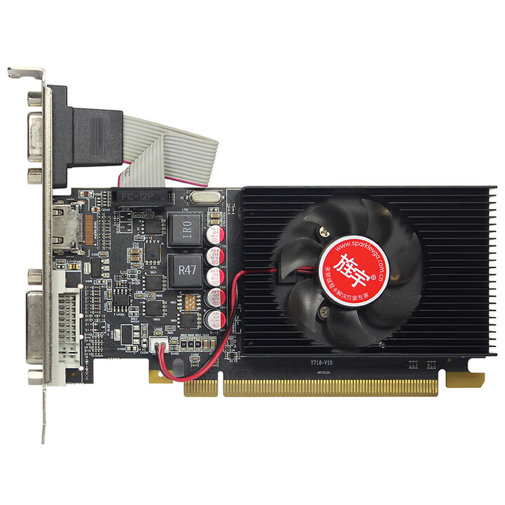旌宇 國信系列顯卡 PCIE R7 340 2G  支持國產操作系統 銀河麒麟 中標麒麟 統信UOS AMD R7 340 2G