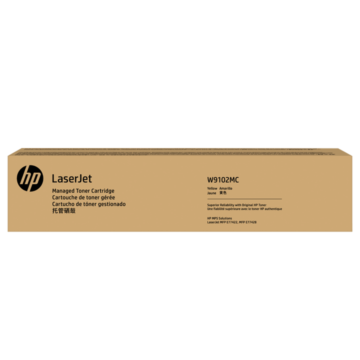 惠普(HP) W9102MC 硒鼓粉盒 適用于E77422、E77428 W9102MC 黃色（20000頁）