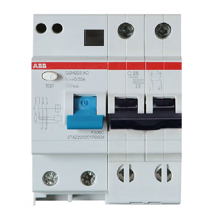 ABB 斷路器 漏電保護器 2P25A 開關(guān)空氣開關(guān)電閘 GSH202 AC-C25/0.03