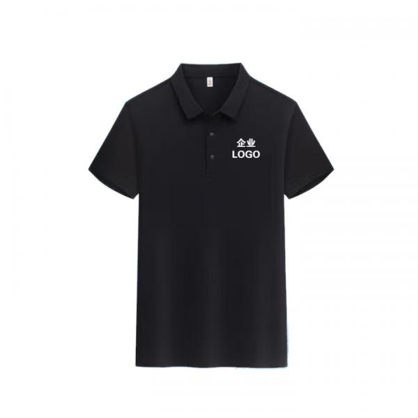 北羅 polo衫工作服 黑色 3XL  定制logo
