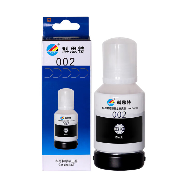 科思特 002墨水 適用愛普生(EPSON) L4158/L4168/L6168/L6178/L6198 黑色